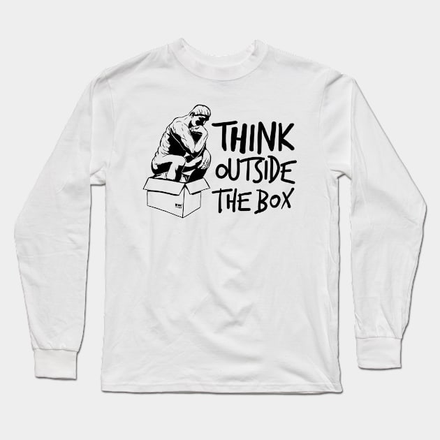 Think outside Long Sleeve T-Shirt by Kelimok